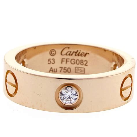 cartier love ring 3 diamond|cartier love ring 52833a.